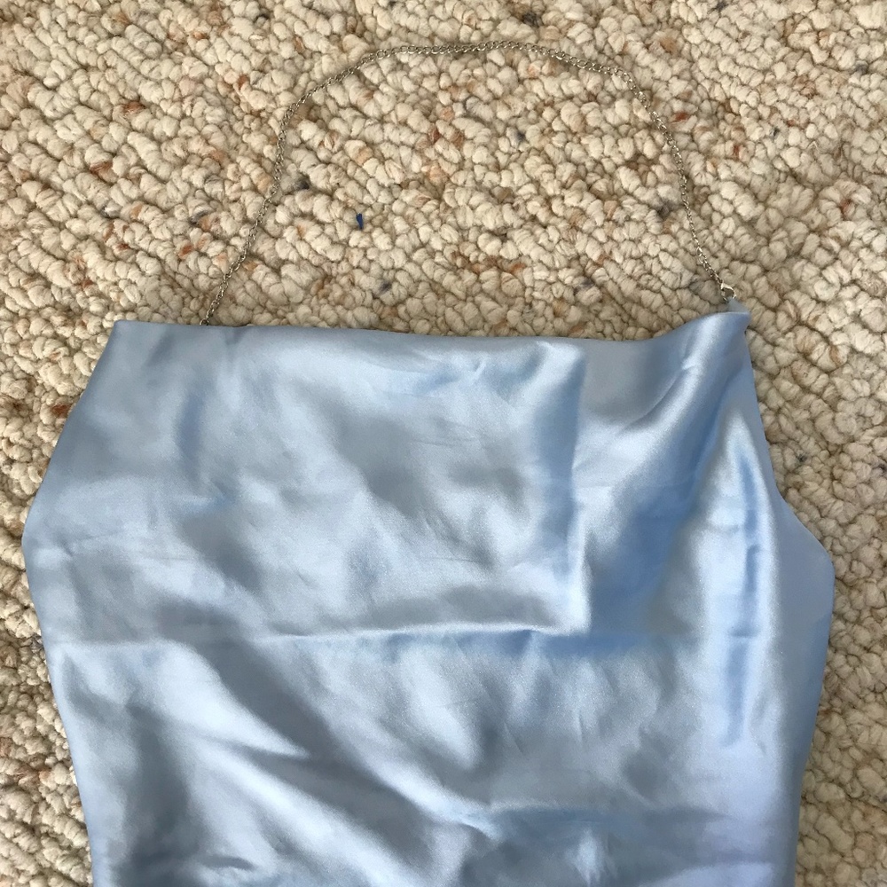 Baby Blue Halter Top